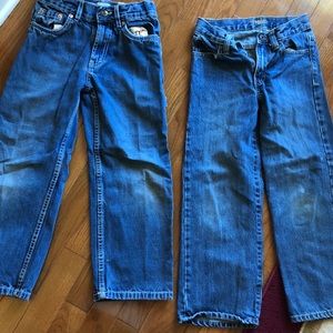 Two pairs of boys jeans. Size 7